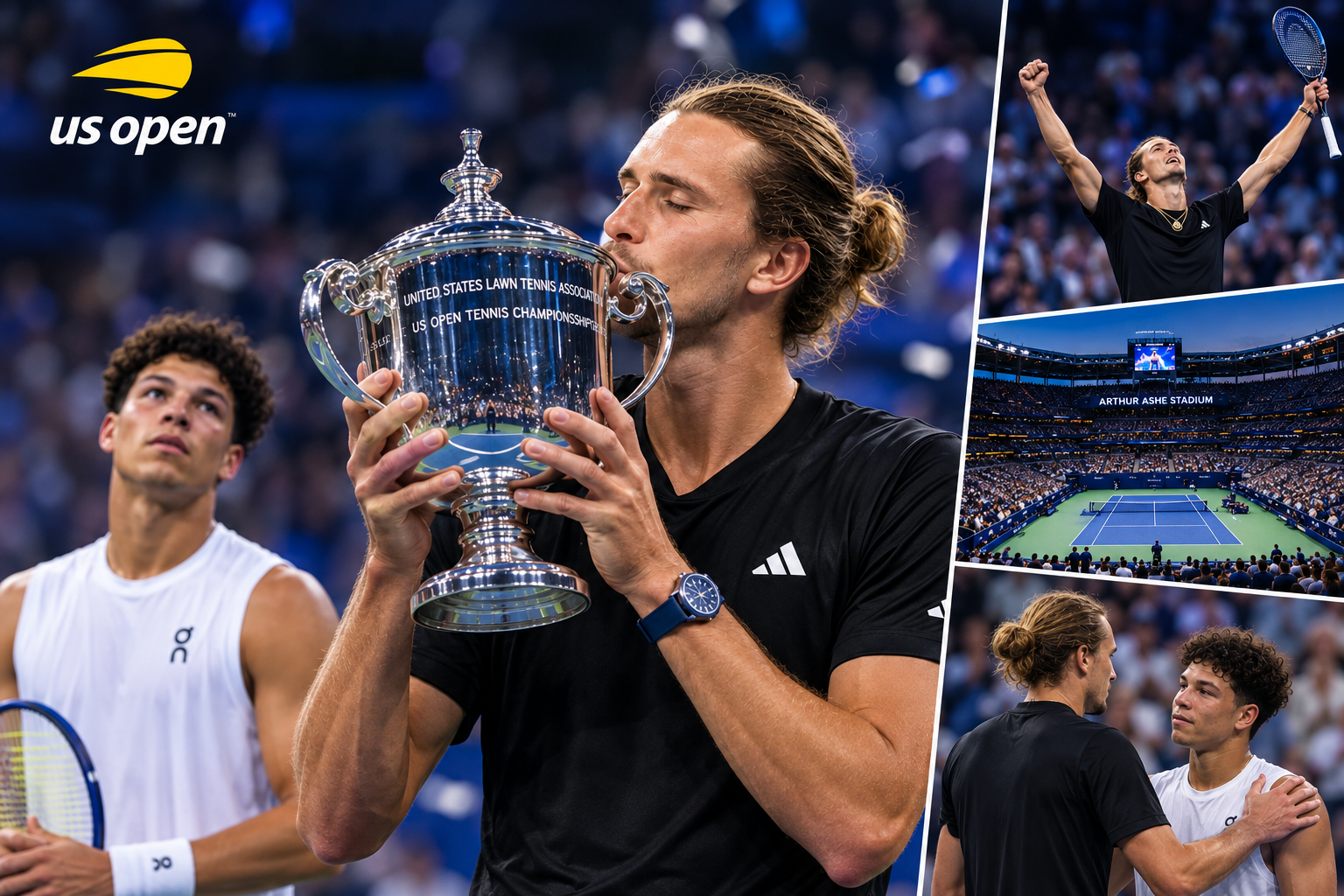 Alexander Zverev Beats Ben Shelton to Win First US Open Title