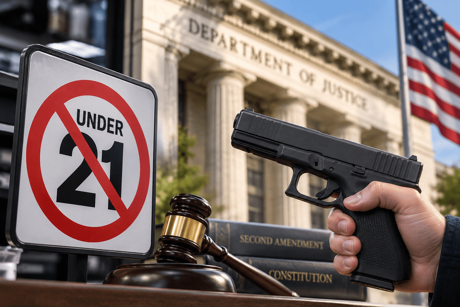 DOJ Says Federal Handgun Sales Ban For Adults Under 21 Is Unconstitutional