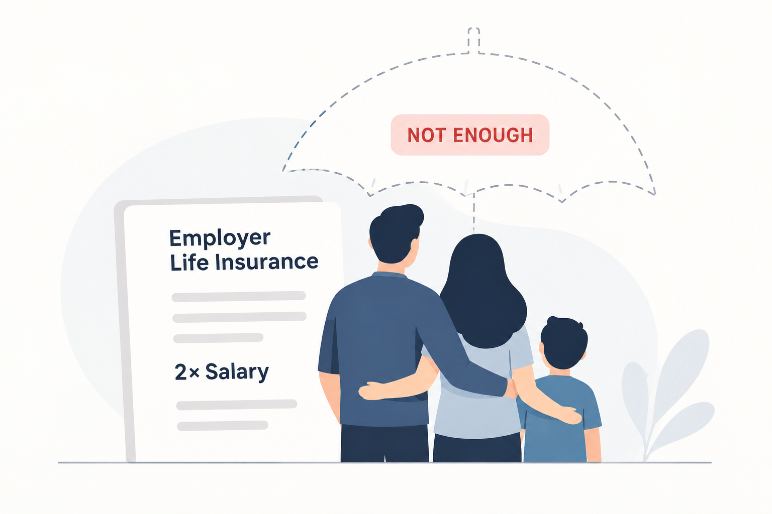 Your Employer’s Life Insurance Coverage Is Probably Not Enough